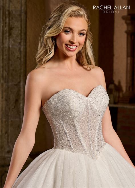 Bridal Ball Gowns Style Rb6130 In Ivory White Color