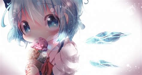 This Is A Cute Cirno Anime Wallpaper She Is So Adorable