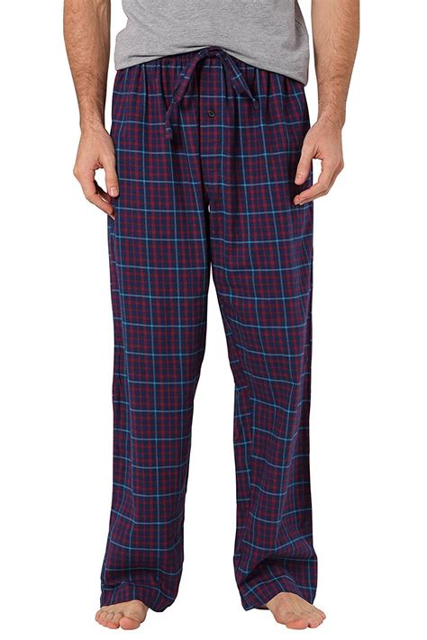 Cyz Mens 100 Cotton Super Soft Flannel Plaid Pajama Pant