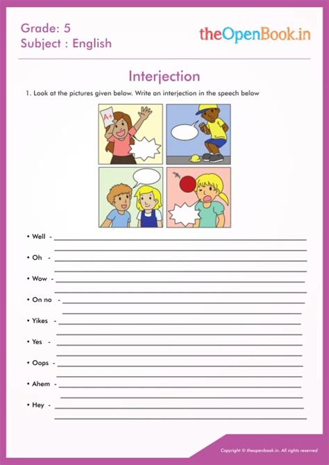 Printable Worksheets For Kids Cbse