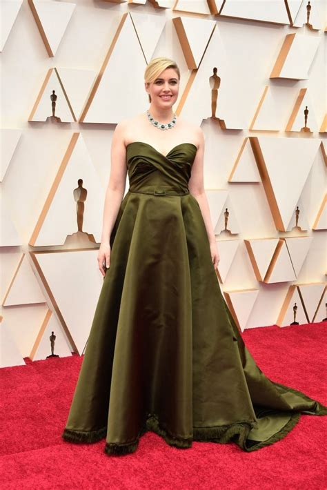 Greta Gerwig In Christian Dior Haute Couture 2020 Oscars