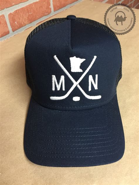 Embroidered Hockey Hat Can Be Customized For Any State