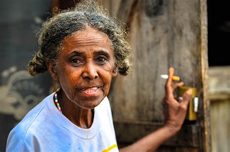 65 Old Smoking Woman Nosy Komba Island Madagascar Flickr