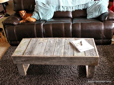 Bryan drop leaf coffee table or bench $195. Beyond The Picket Fence: Barn Wood Coffee Table and "The ...
