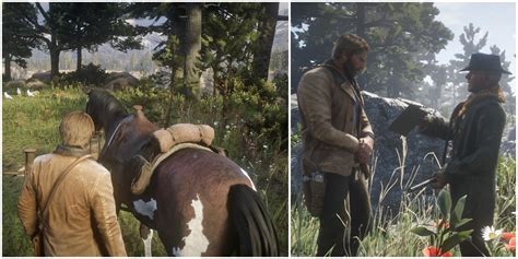 Red Dead Redemption 2 How To Keep A Horse Before Unlocking The Stables