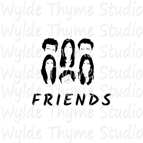 Friends Tv Stencil Wylde Thyme Studio