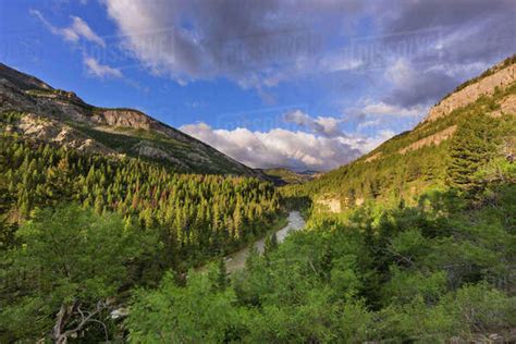 The Dearborn River In The Lewis And Clark National Forest Montana Usa