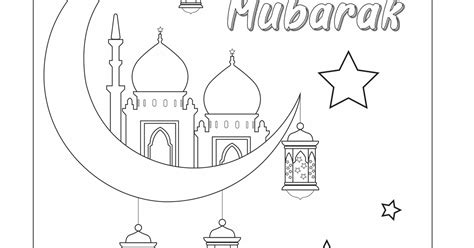 Printables Ramadan Mubarak Colouring Hp® United Kingdom