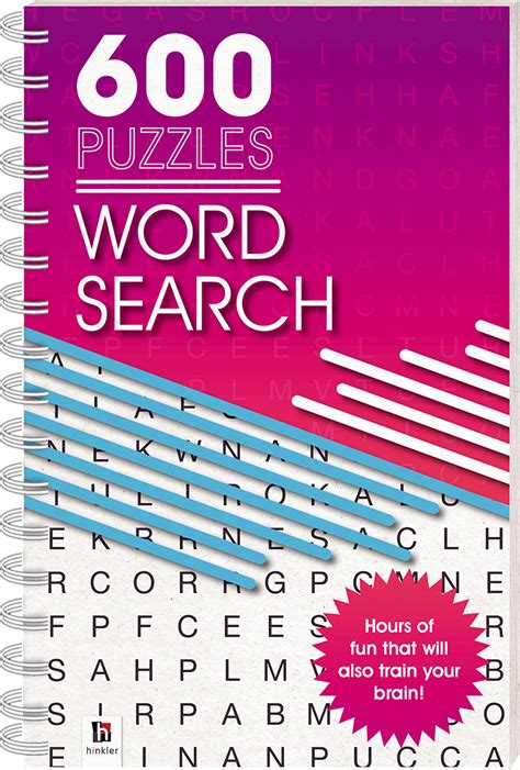 600 Puzzles: Word Search - Word Search - Puzzles - Adults - Hinkler