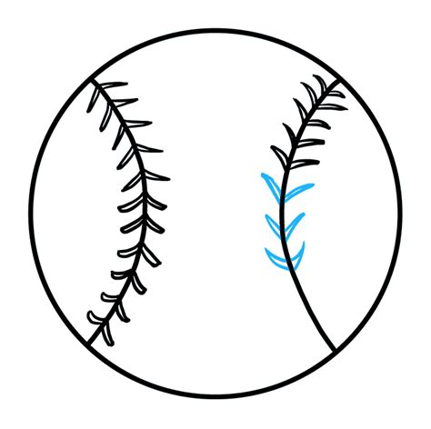 You will now draw in the top half or hat part of the fedora, and then just thicken the lining for the cap, and add a button in the middle of the hat. How to Draw a Baseball - Really Easy Drawing Tutorial