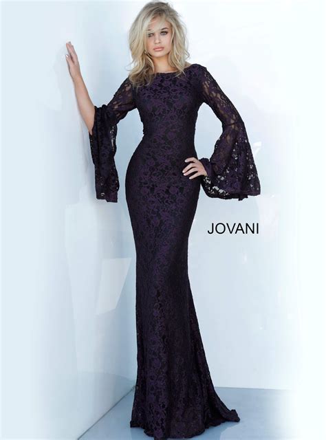Jovani Long Sleeve Mob And Evening Dress In Lace Evening