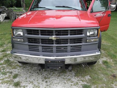Find Used 2000 Chevy 3500hd Dump W 9 Meyer Snow Plow In Wadsworth