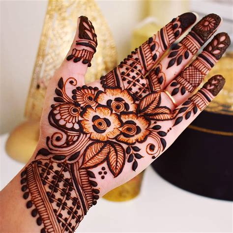 Front Hand Arabic Mehndi Designs For Stylish Girls Women Simple And Easy
