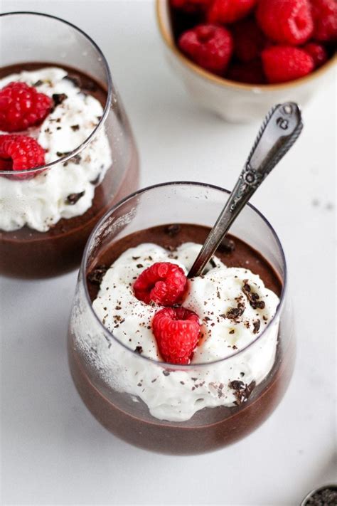 Blended Chocolate Chia Pudding Mousse Hannah Magee RD