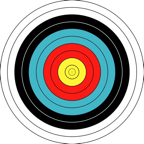 Archery Printable Targets Clipart Best