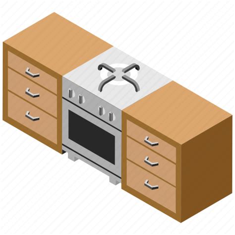 Kitchen cabinets, kitchen fitting, kitchen interior, kitchen unit, modern kitchen icon