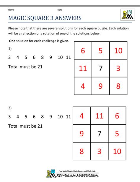 Whosoever shall solve these puzzles shall rule the. Math Puzzle Worksheets 3rd Grade
