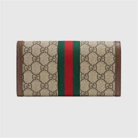 Gucci Ophidia Gg Continental Wallet Rhombus Design Gucci Wallet