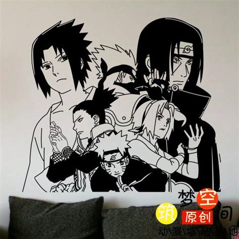 Shop cricut at the amazon arts, crafts & sewing store. Free Shipping Naruto wall stickers glass decals wall ...