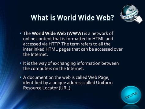 World Wide Web Ppt