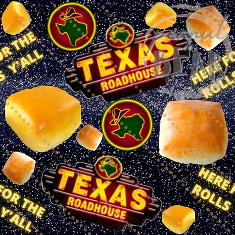 Texas Roadhouse Rolls Inspired Seamless Design Seamless Etsy