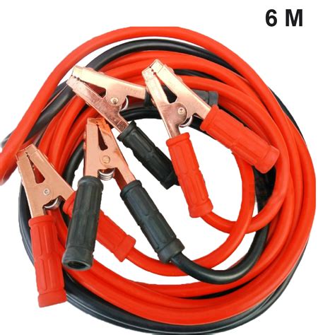 Jump Leads Starter Battery Booster Cables 800amp 6m 20ft Long Heavy Duty Ebay