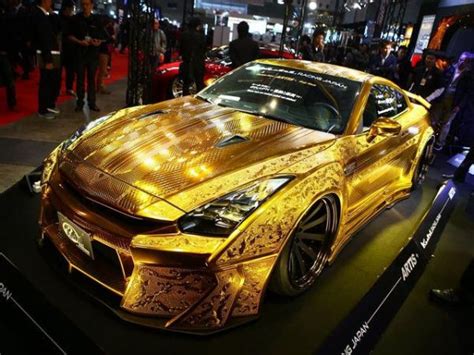 This Gold Plated 900 Hp Nissan Gt R Godzilla Could Be Yours For N166