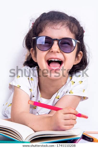 Beautiful Girl Book Pencil Capture Stock Photo 1745110208 Shutterstock