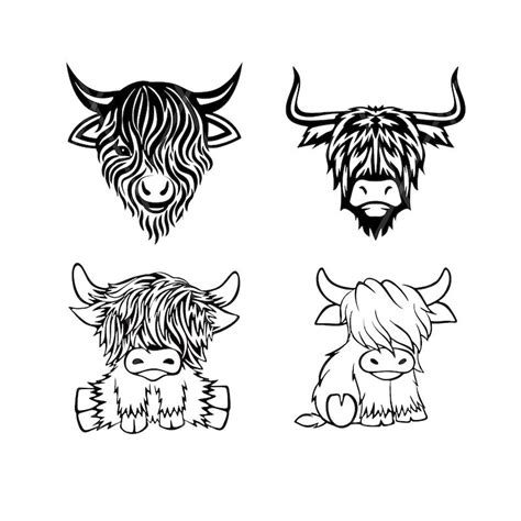Svg Free Files Free Svg Highland Cow Art Crafternoon Cutting Tables