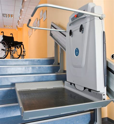 Handicapped Platform Stair Lift Rpsp Thyssenkrupp Access Inclined