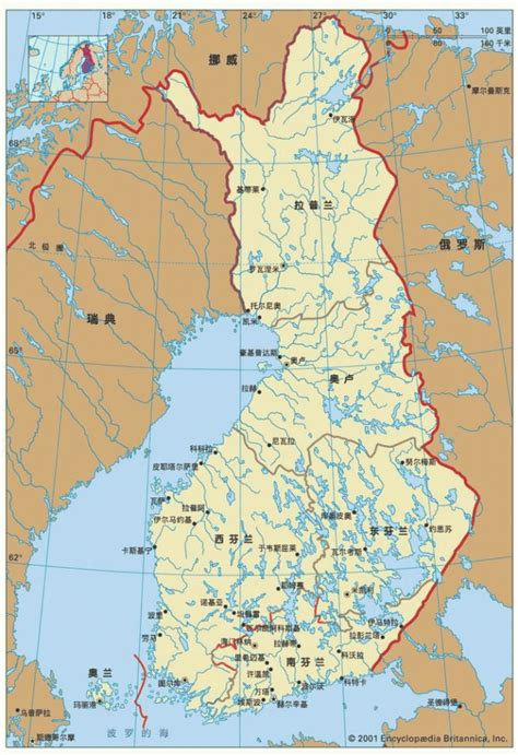 芬兰地图与地理位置芬兰芬兰地理位置第2页大山谷图库