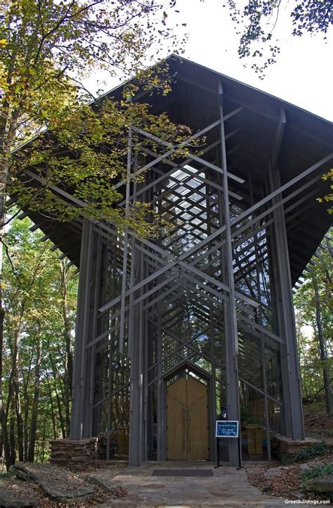Architectureweek Great Buildings Image Thorncrown Chapel
