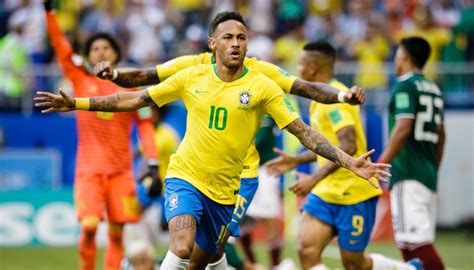 England faces sweden, france vs uruguay, belgium vs brazil and russia vs croatia. Football World Cup: Brazil beat Mexico to advance to ...