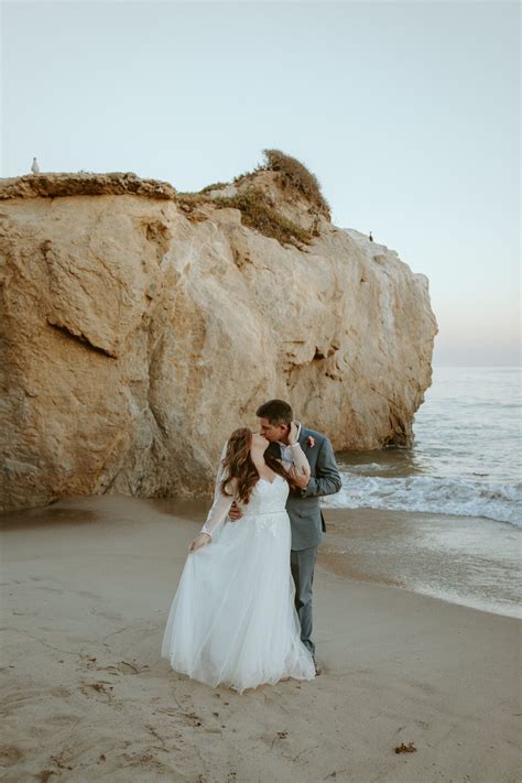 Malibu Cliffside Elopement Wedding Malibu Beach Wedding Wedding Beach Ceremony Elope Wedding