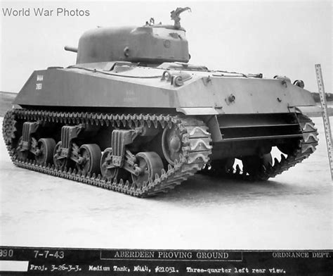 M4a4 Sherman Rear View World War Photos