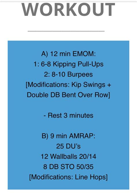 Pin By Erica Gadelmeyer On Crossfit Wods Wod Crossfit Workout Pull Ups