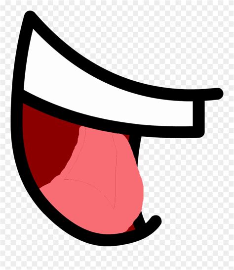 This clipart image is transparent backgroud and png format. Teardrop's Amazing Mouth L - Bfdi Teardrop Mouth F Clipart ...
