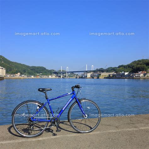 尾道 しまなみ海道 レンタサイクル サイクリングの写真素材 [173063503] イメージマート