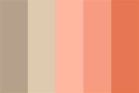 Peachy Neutrals Color Palette