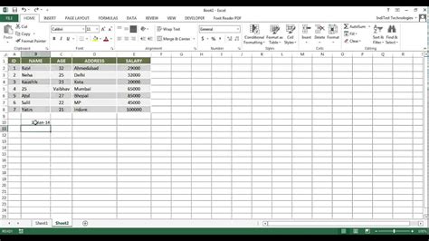 1 01 09 Difference Between Excel And Access Tables Youtube