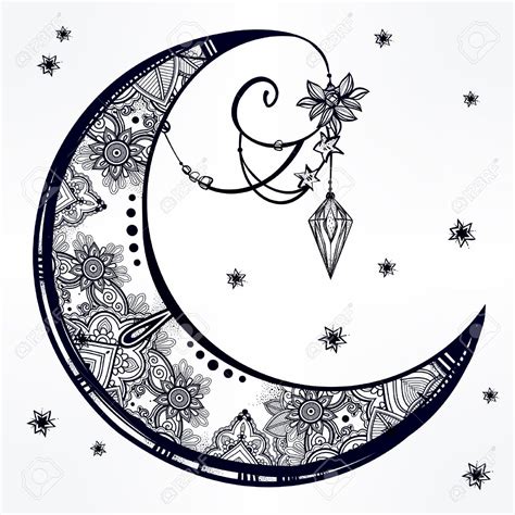 Pin By Anya Romanova On Embroidery Crescent Moon Tattoo Moon