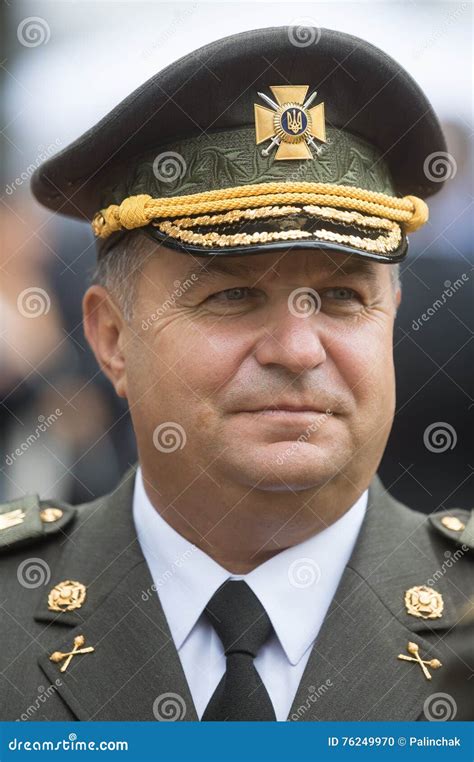 Stepan Poltorak Defense Minister Of Ukraine Editorial Image Image Of