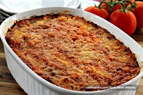 Baked Polenta With Ricotta And Tomato — Coolinarika