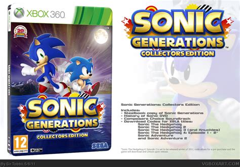 Sonic Generations Xbox 360 Box Art Cover By Sir Tobbii