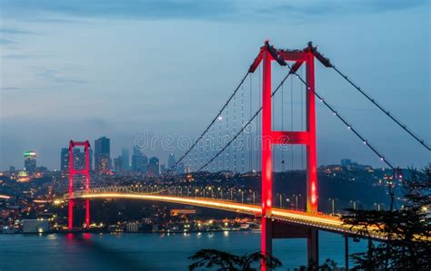 Istanbul Bosphorus Bridge Istanbul Turkey Stock Image Image Of