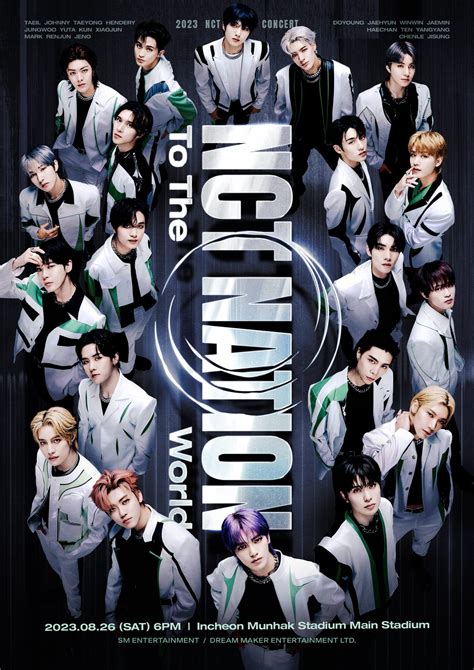 Nct Ungkap Poster Untuk Konser Full Group Mendatang “nct Nation To The World” Koreanindo