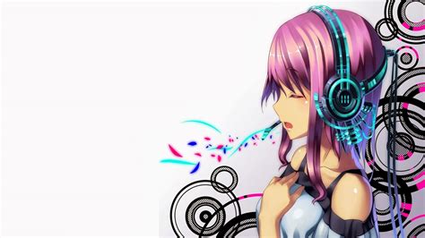 Cute Anime Girls With Headphones Hd Wallpapers Wallpaper Cave