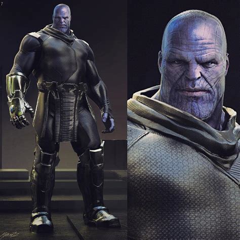 Infinity War Concept Art Early Thanos Design Created By Jerad