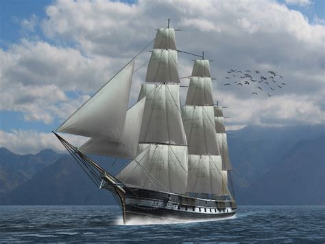 Hd Widescreen Sailing Ship Wallpaper Wallpapersafari