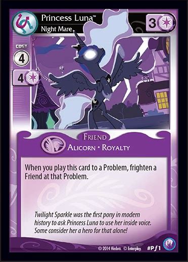 Equestria Daily Mlp Stuff Mlp Ccg First Canterlot Nights Card